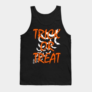 Trick or Treat Halloween Bats Tank Top